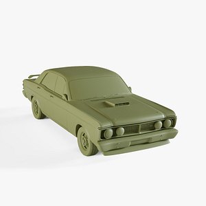 3D model Ford XY Falcon GT 1971