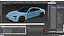Porsche Taycan Turbo Frozen Blue Rigged