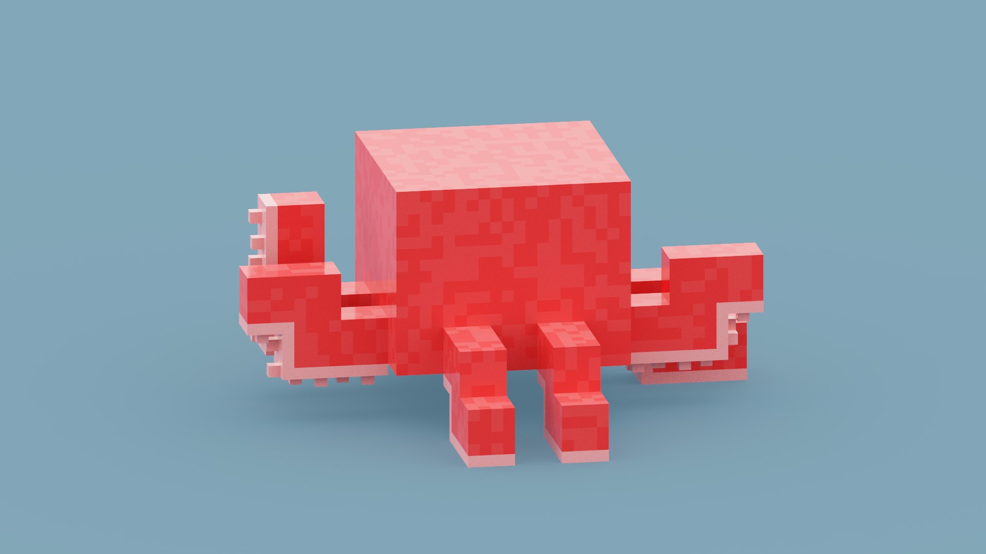 3D Voxel Octopus - TurboSquid 1933345