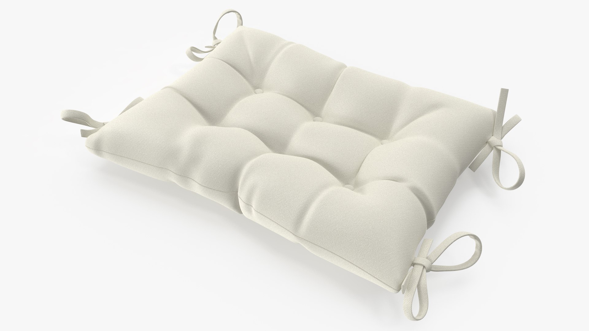 Outdoor Chair Cushion Back 3D model preview