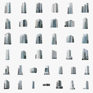 3D 38 Bilding Public model