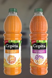 bottle juice 3D model