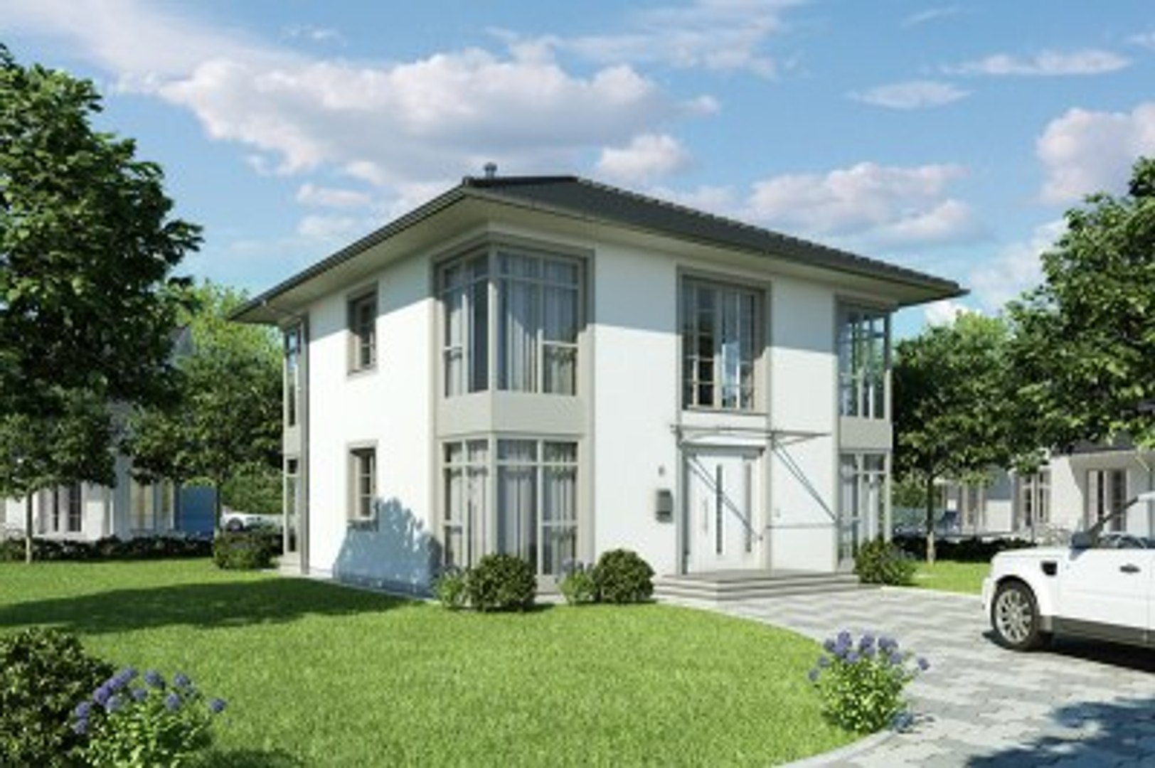 6 Villa House 3d Model