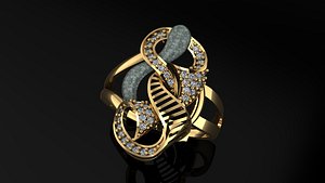 gold ring 3D model
