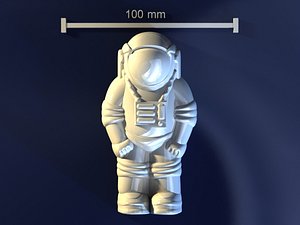 astronaut mold hand 3d obj