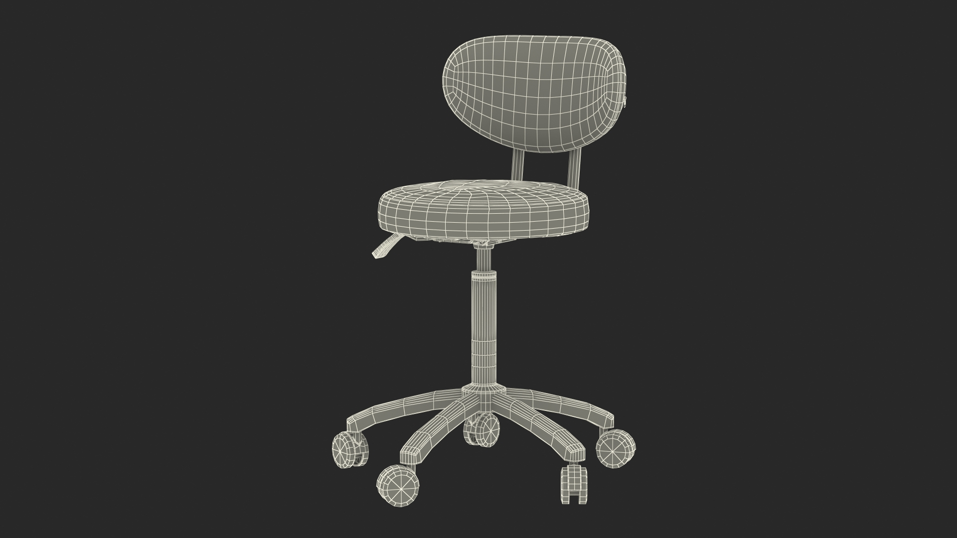 3D Medical Office Chair Beige Model TurboSquid 2069302