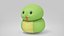 Balloon-style 3D Character-Snake 3D model