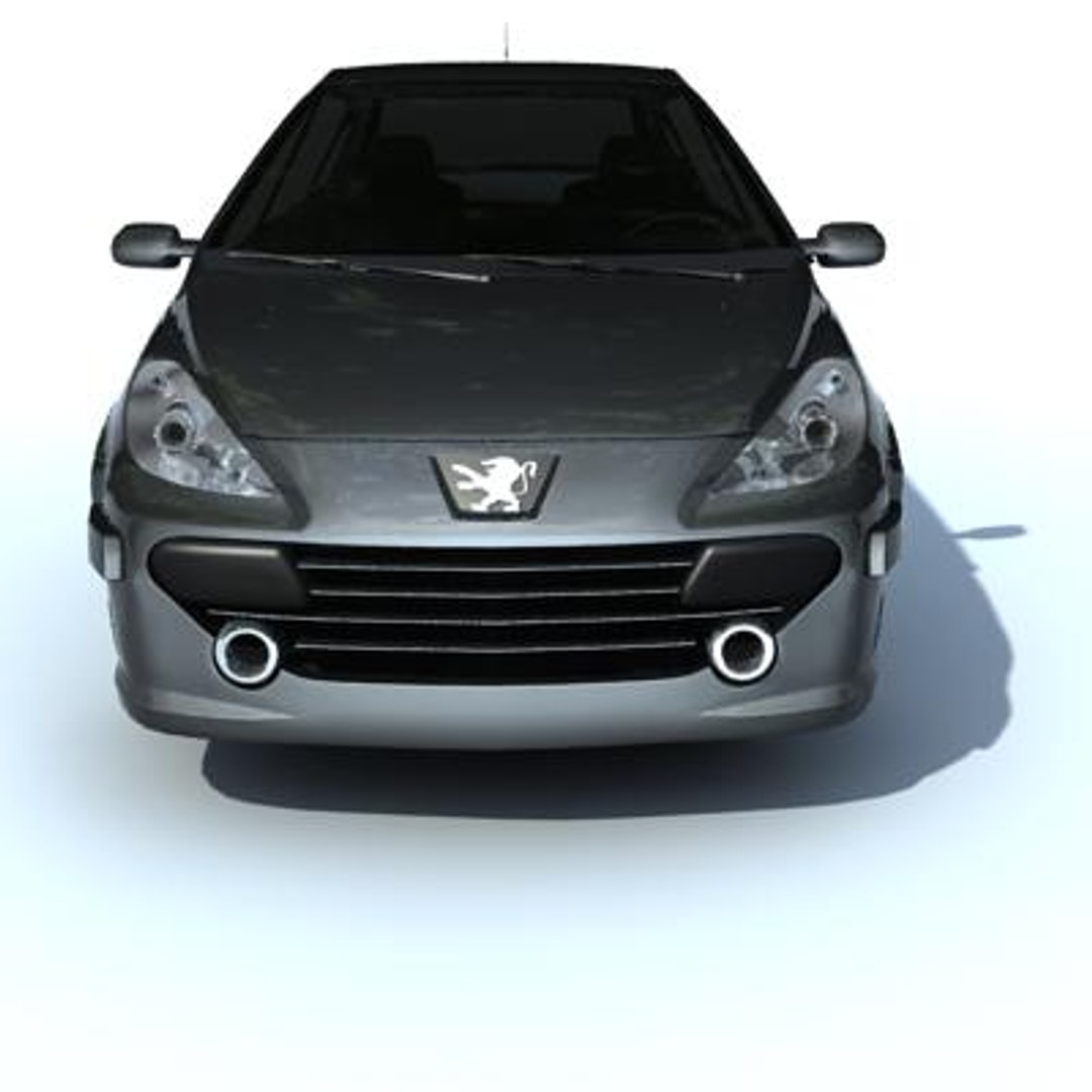 3ds Max Peugeot 307 Sedan