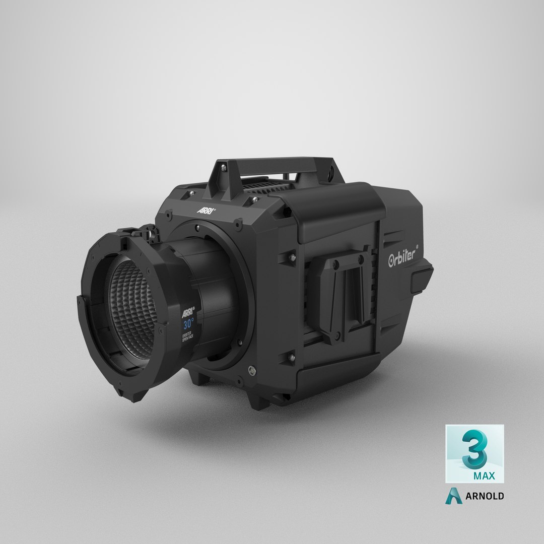ARRI Orbiter Professional LED Fixture - Black - Without Tripod 3D model https://p.turbosquid.com/ts-thumb/yf/w7l1aR/NM/stemcell_max_arnold_render/png/1688292740/1920x1080/fit_q87/b4044e7a993cb207eea8585ac6c292c6263ff854/stemcell_max_arnold_render.jpg