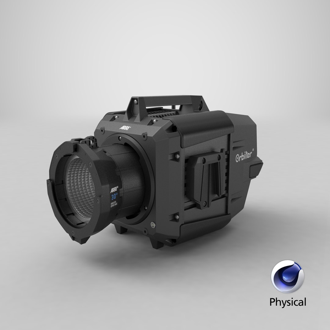 ARRI Orbiter Professional LED Fixture - Black - Without Tripod 3D model https://p.turbosquid.com/ts-thumb/yf/w7l1aR/NZ/stemcell_cinema_4d_physical_render/png/1688292747/1920x1080/fit_q87/43cde044dd06b57603798763ace309ef3a327b47/stemcell_cinema_4d_physical_render.jpg