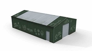 Eco-Friendly Green Agricultural Barn