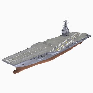 USS Gerald Ford CVN78 Aircraft Carrier model