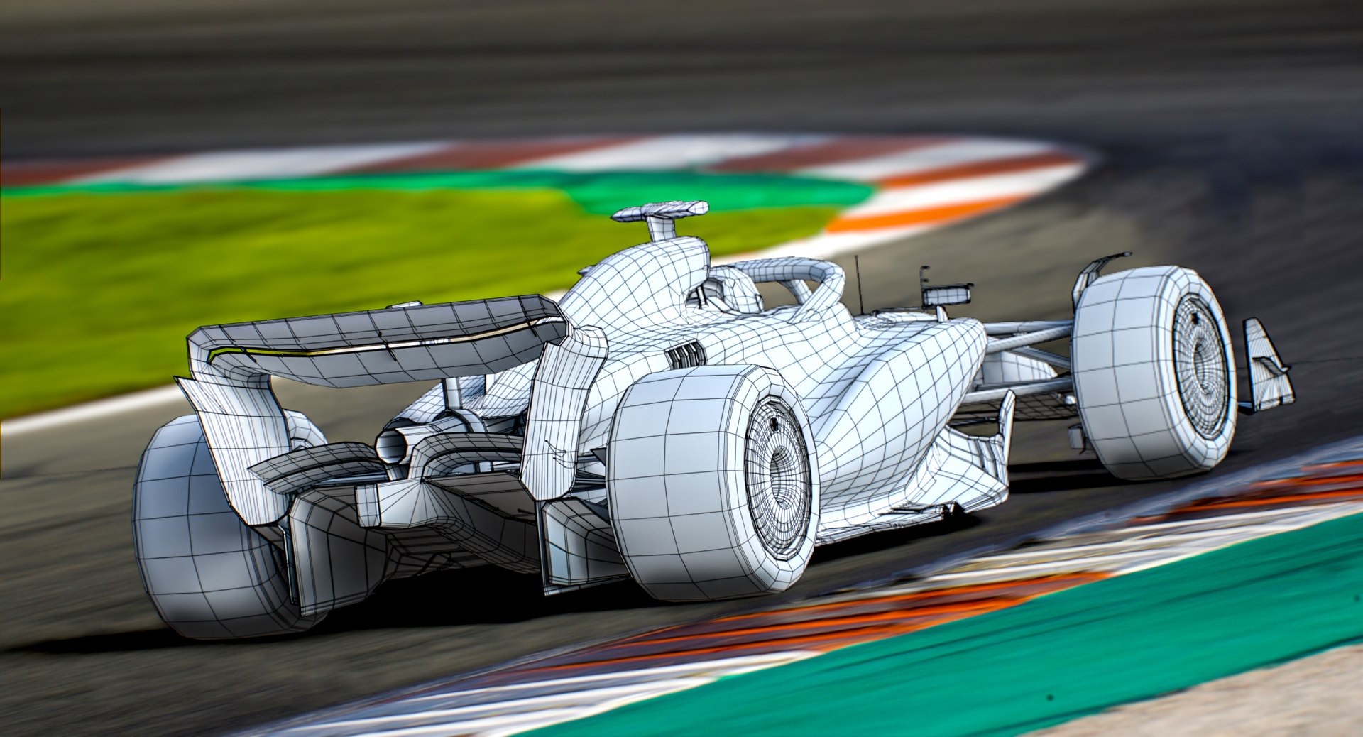 3D Williams Racing FW45 F1 Team Formula 1 Season 2023 model