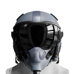 3D Pilot Helmet