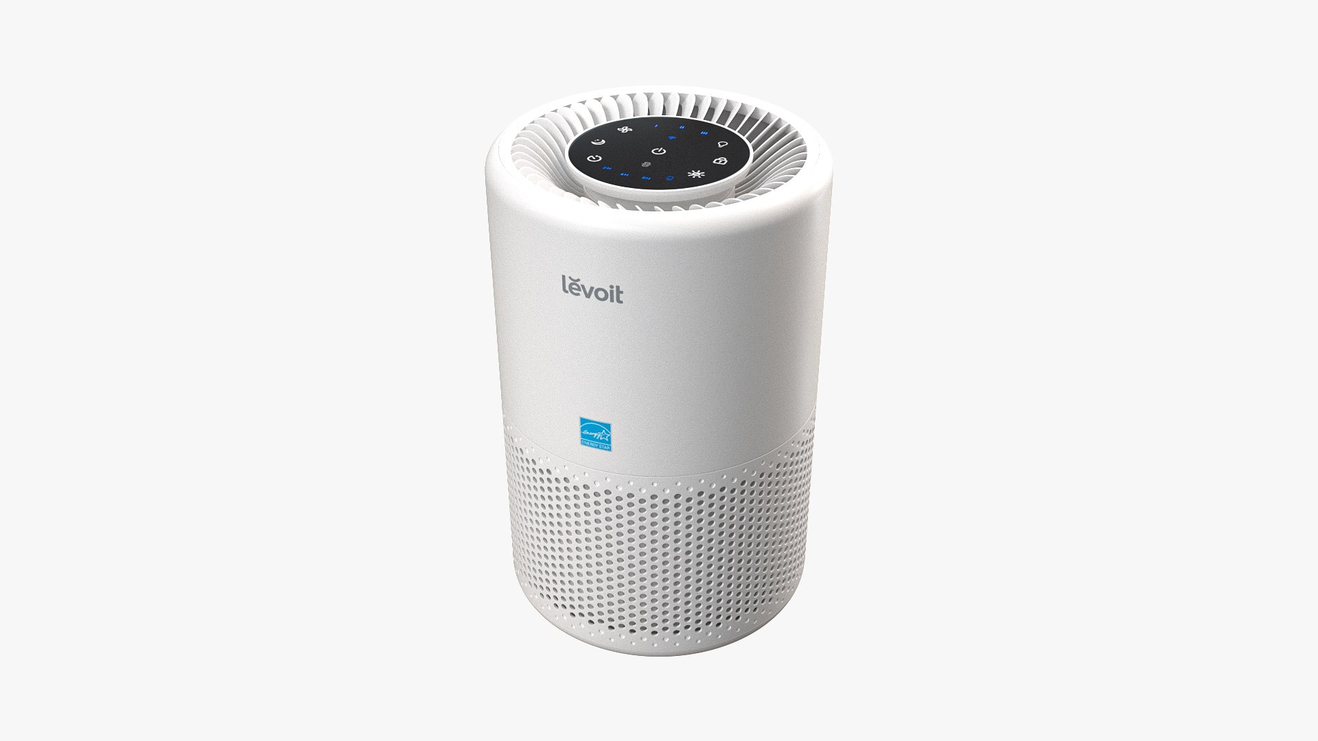 Levoit Core 200S Air Purifier White 3D Model TurboSquid 2038848
