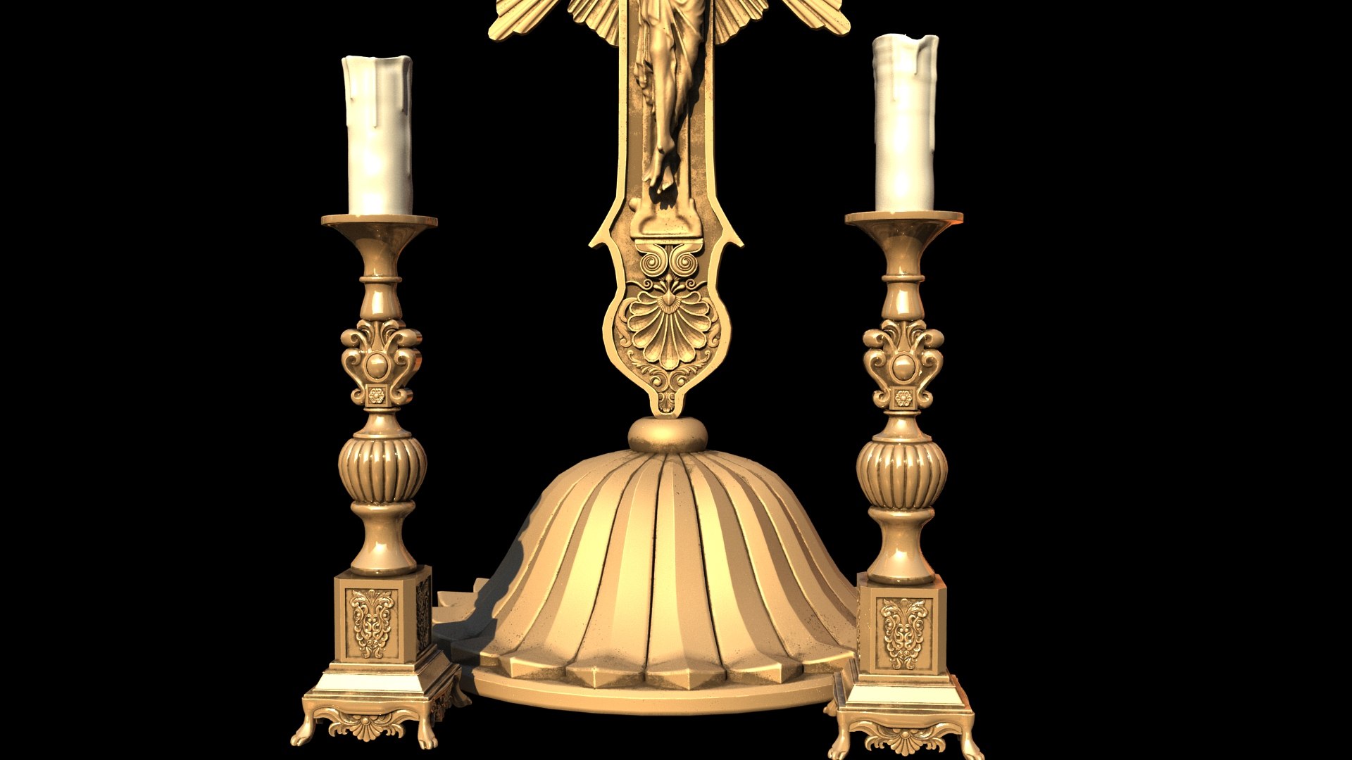 Jesus Candle Holder 3D TurboSquid 2029048