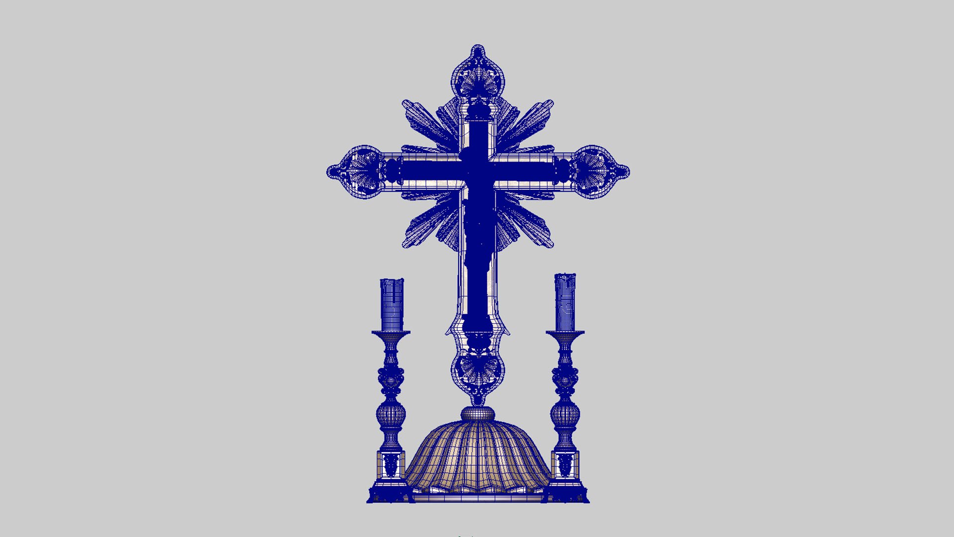 Jesus Candle Holder 3D TurboSquid 2029048