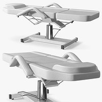 Electric Beauty Bed with Armrests White