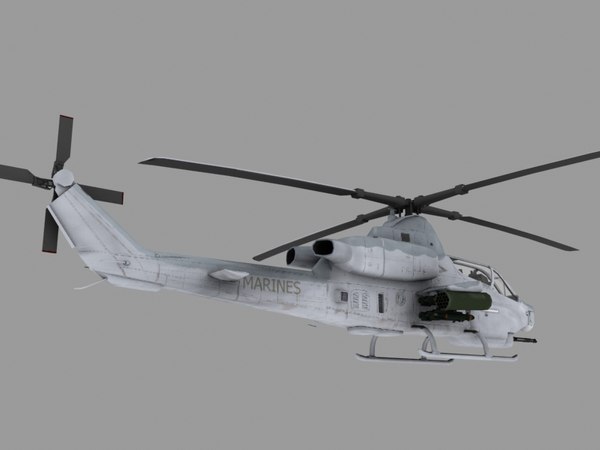 games ah-1z cobra viper 3d model