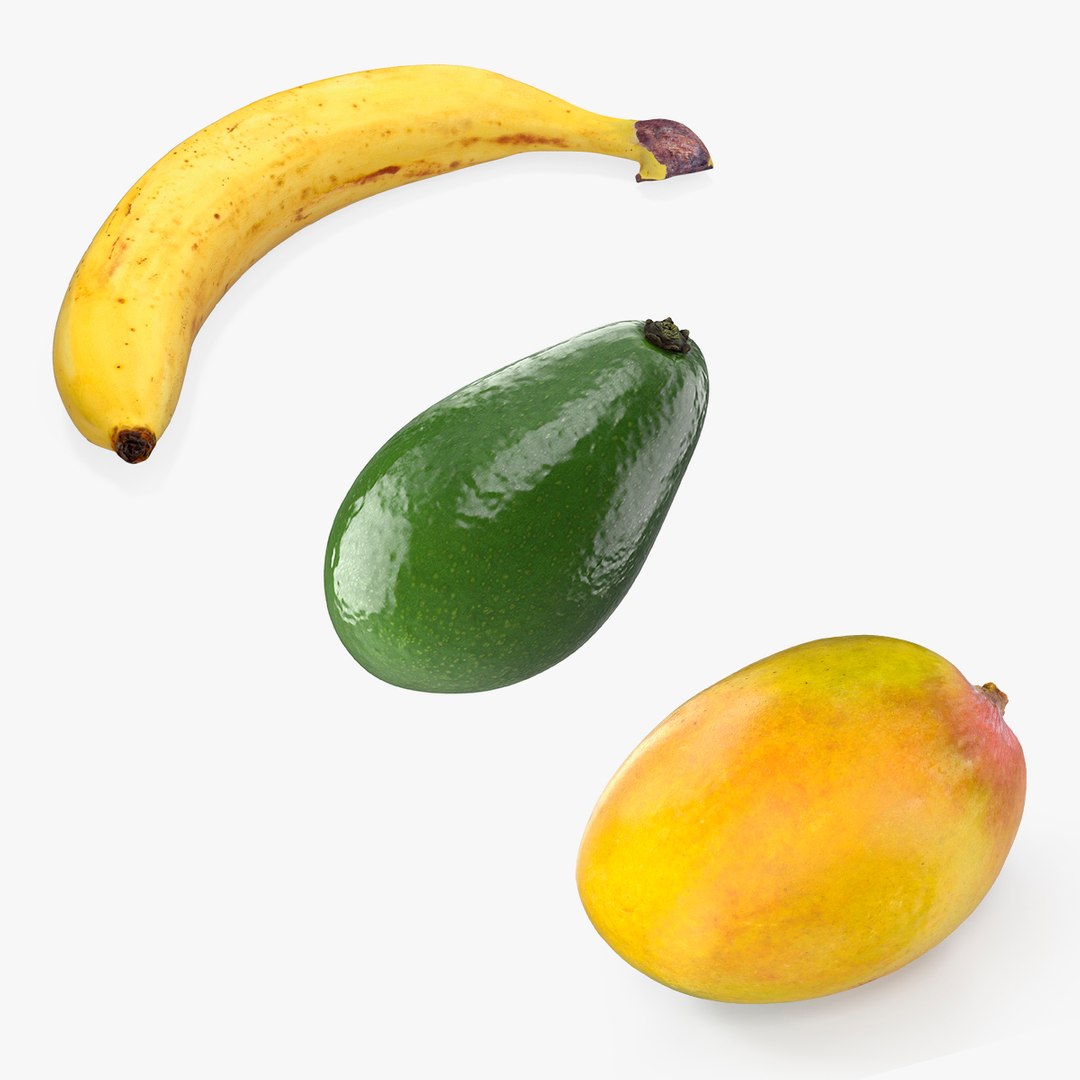 Exotic Fruits Collection 11 3D model preview