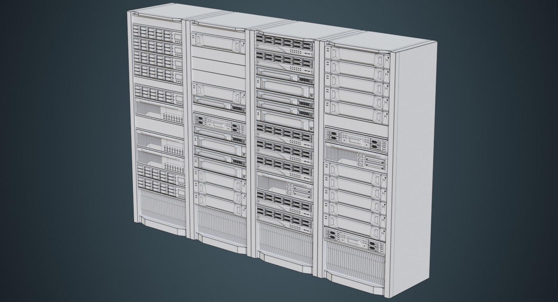 Server 3a 3D Model - TurboSquid 1538832