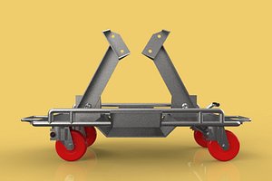 3D model VEHICLE AUTOMOTIVE MOVING JACK DOLLY CAR