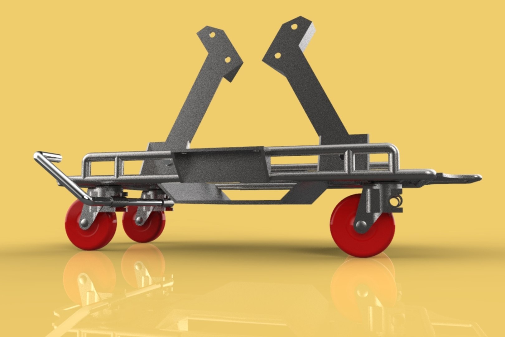 3D Model VEHICLE AUTOMOTIVE MOVING JACK DOLLY CAR TurboSquid 1773020