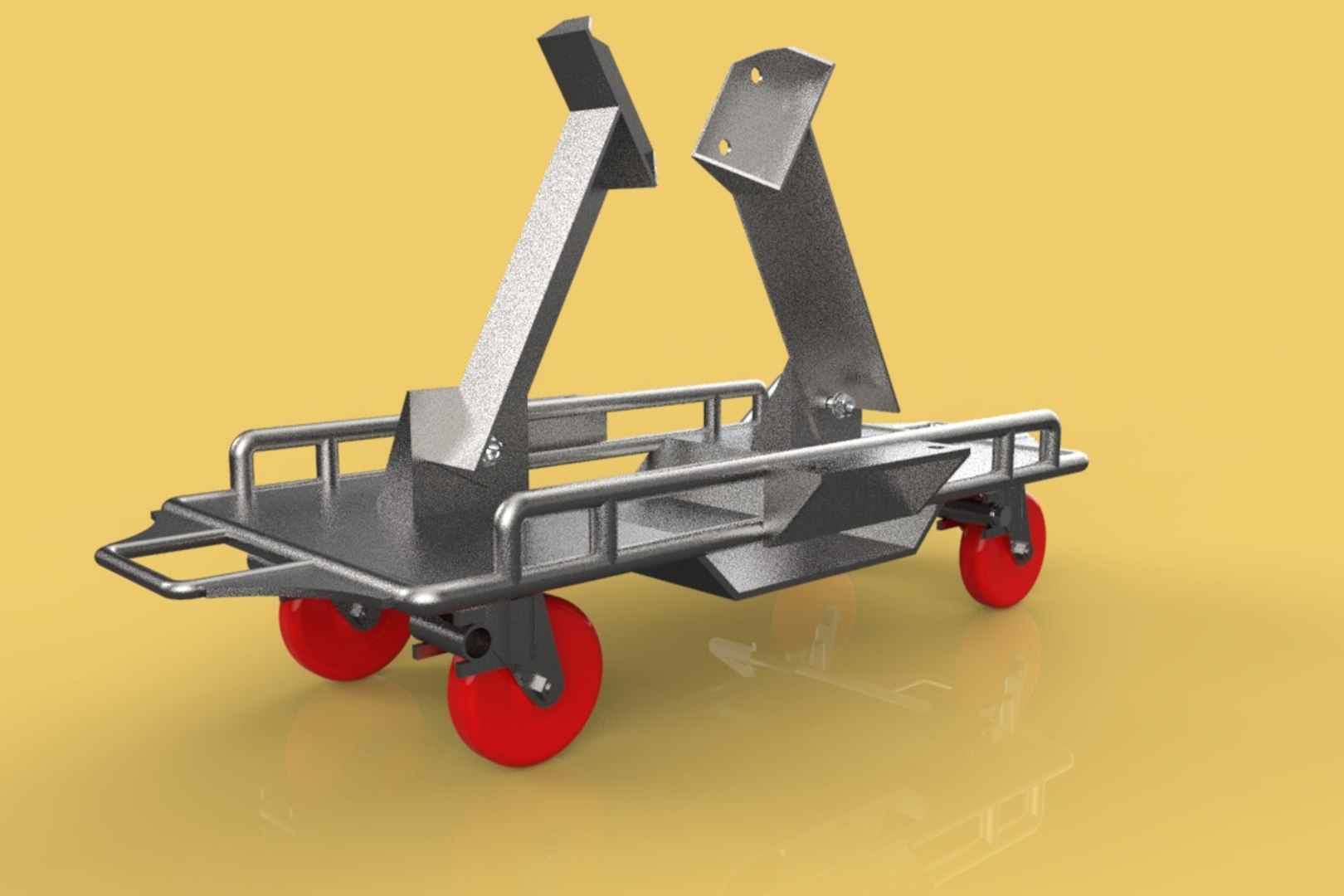 3D Model VEHICLE AUTOMOTIVE MOVING JACK DOLLY CAR TurboSquid 1773020