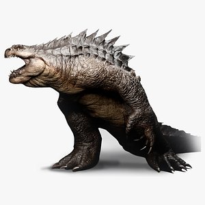 Henning Kaiju Anim Rig model