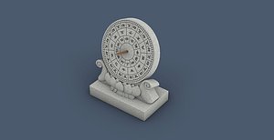 Chinese sundial 3D model