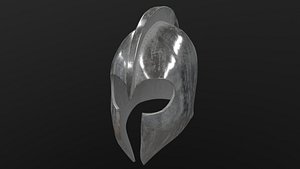 Medieval Helmet 3D Model AR VR