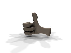 3d cartoon hand model