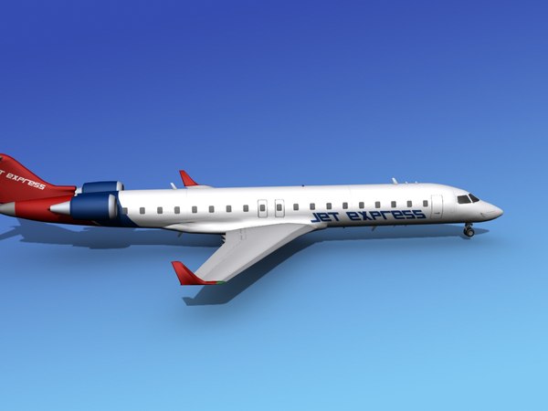 crj700 bombardier jets 3d obj