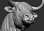 3D bull head model