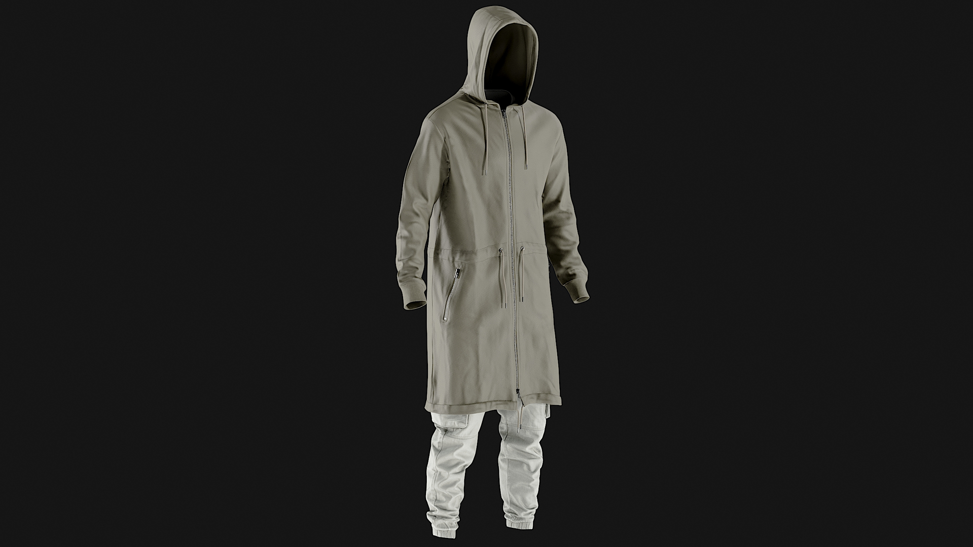 Coat pants tshirt 3D model - TurboSquid 1676961