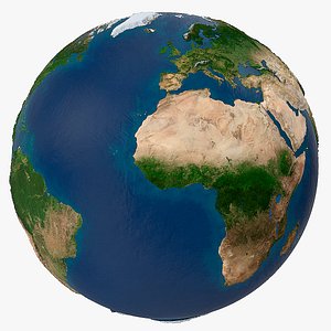 Artistic Topographic Globe
