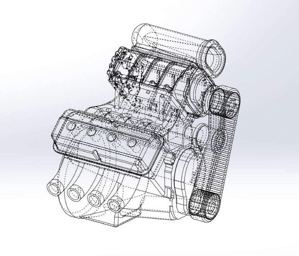 Diecast Engine For Hot Rod Version 3 Scale 1 To 25 3D - TurboSquid 2080325