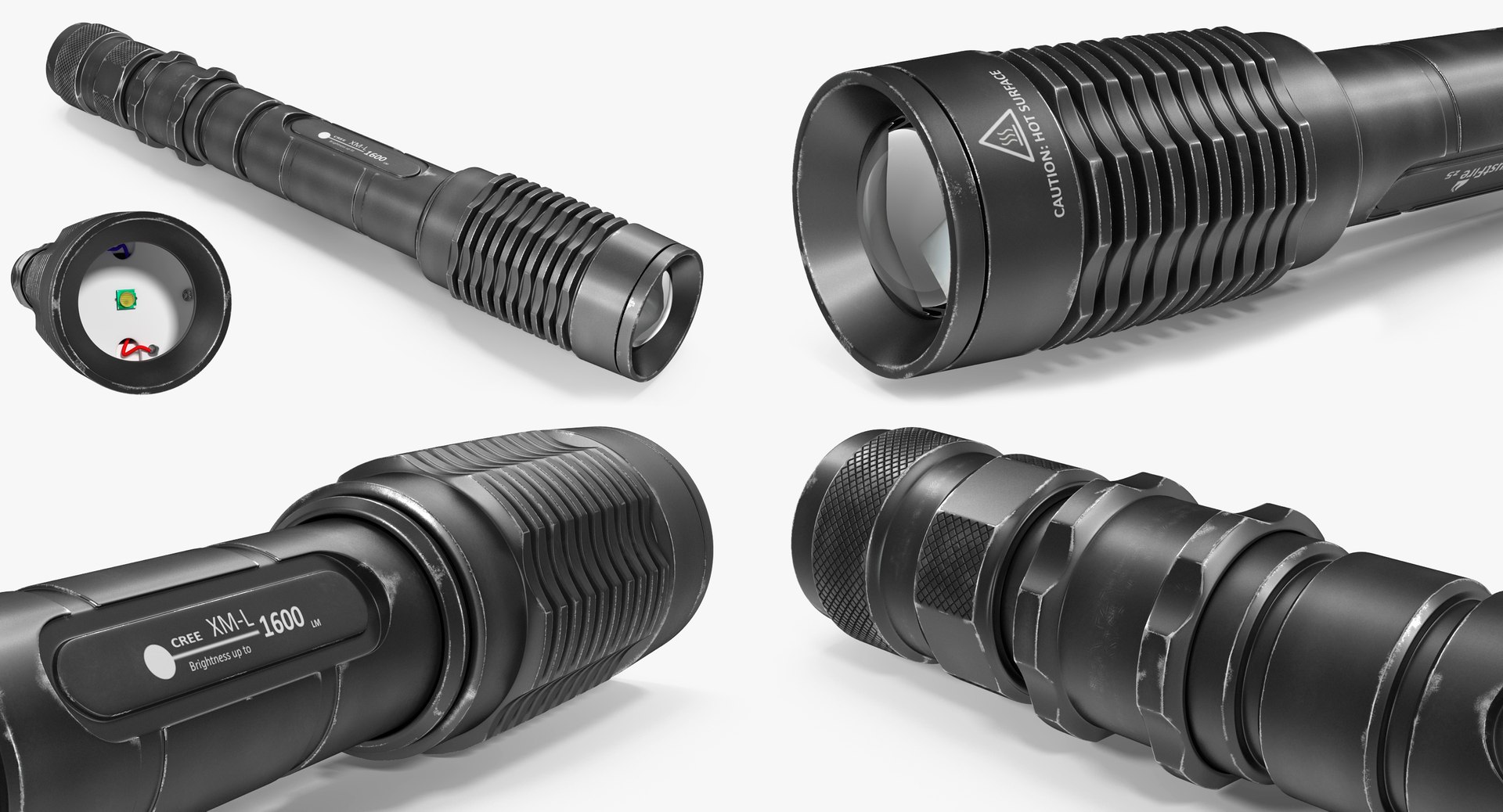 3D flashlights 2 light - TurboSquid 1215658