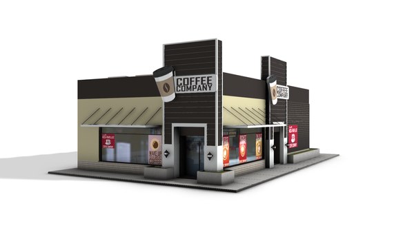 mini market machine 3d model