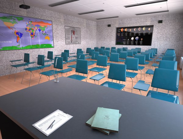 classroom class room 3D