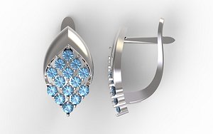 stl earrings orn 3D model