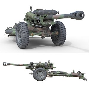 Field Howitzer M119 3D model