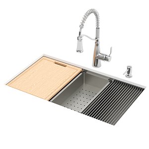 3D MOEN GS181020BUX- Kitchen sink