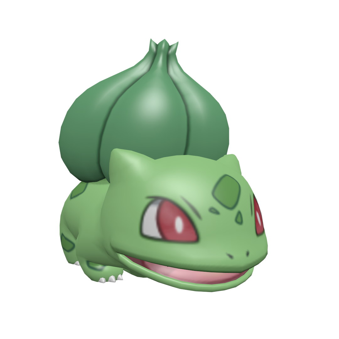 POKEMON Bulbasaur Animated Game Já Modelo 3D - TurboSquid 1308090