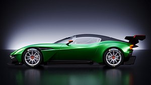 British sports car 2016 3D