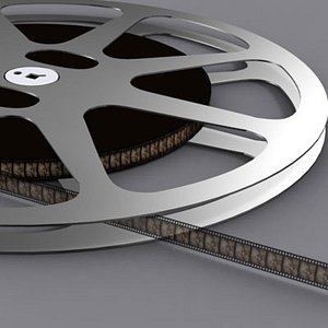 16mm Film reel model