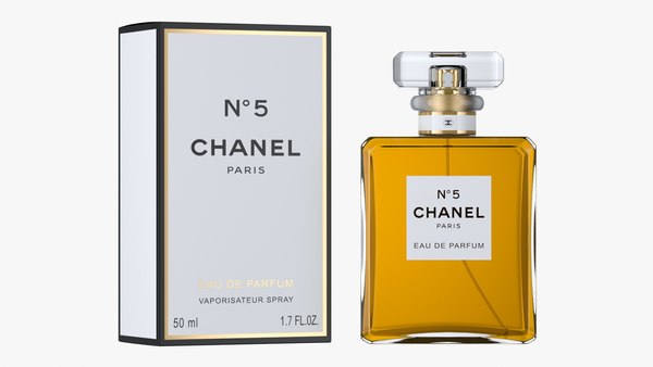 Parfum Box Chanel No 5 200 ml 3D Model ~ 3D Model #91024970
