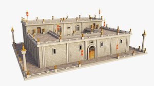 Ancient House Building 3D