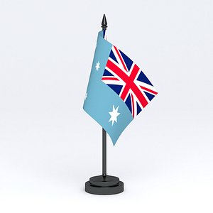Table Flag Air Force Ensign of Australia 3D model