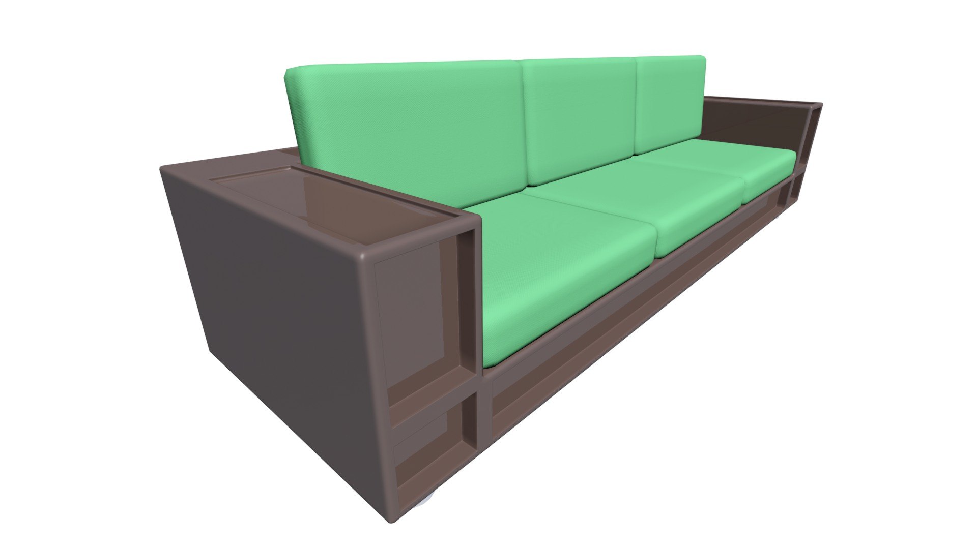 Simple Sofa 3D Model - TurboSquid 1765748